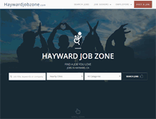Tablet Screenshot of haywardjobzone.com